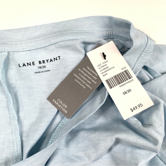 NWT Lane Bryant Wildflowers Top SZ 18-20 Cold Shoulder Short Sleeve Shirt $49.95 - Picture 6 of 7